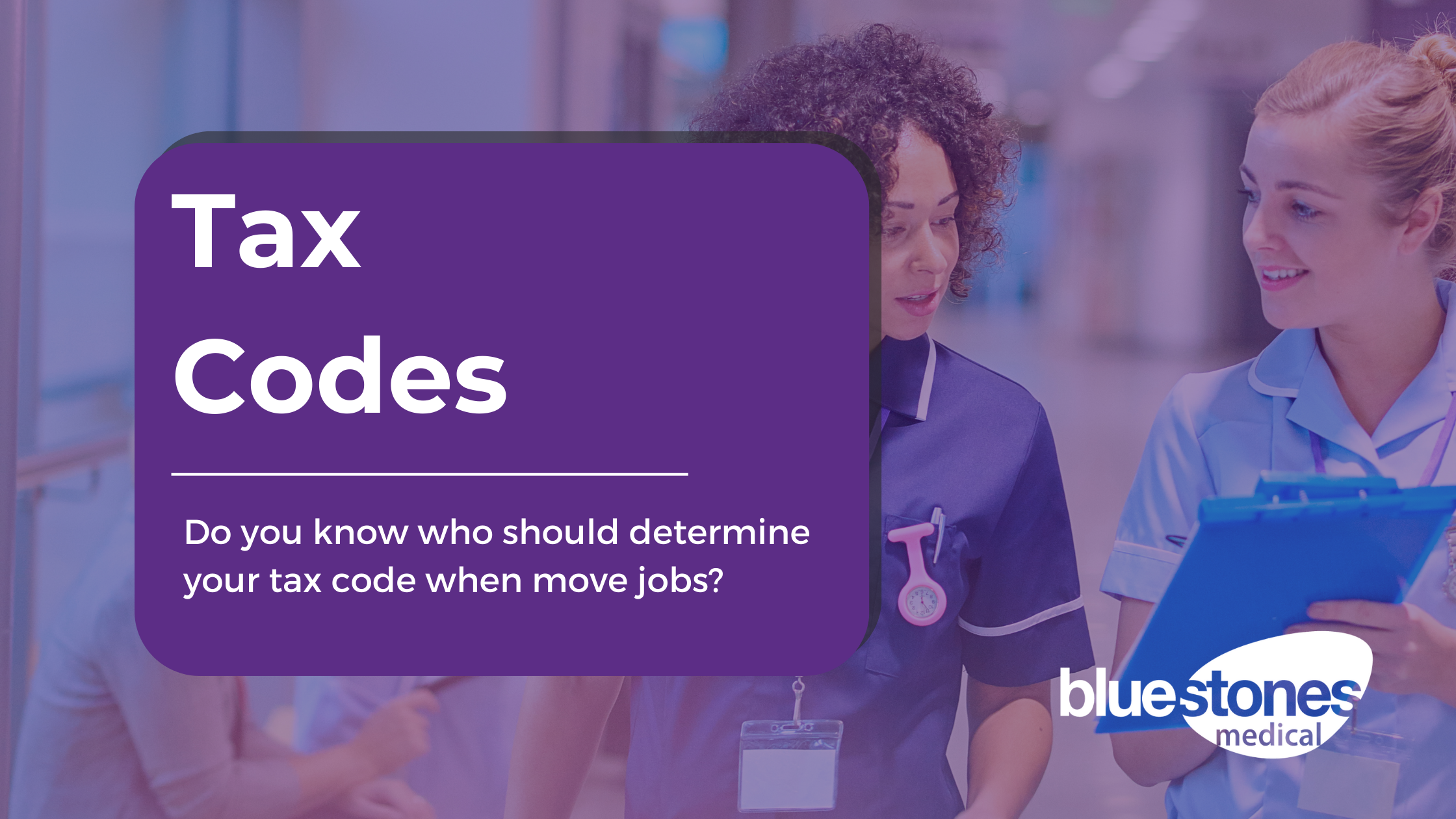 Blog post on who decides tax codes when you move jobs